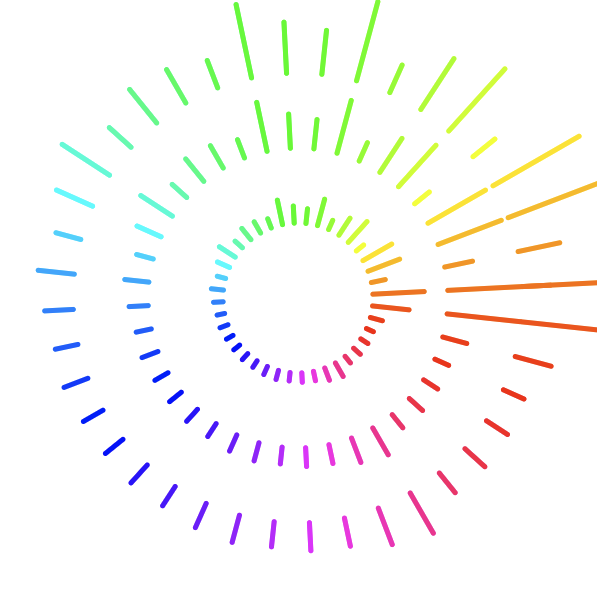 I duplicated the draw for loop to make a smaller circle, and then again to make the bigger one. I needed Claude to remind me to make a variable for this in the 'setup' variable stage, because it didn't work originally. I like this sketch a lot too, it's simple but fun to look at and the code isn't super complex compared to some of the ideas I had.