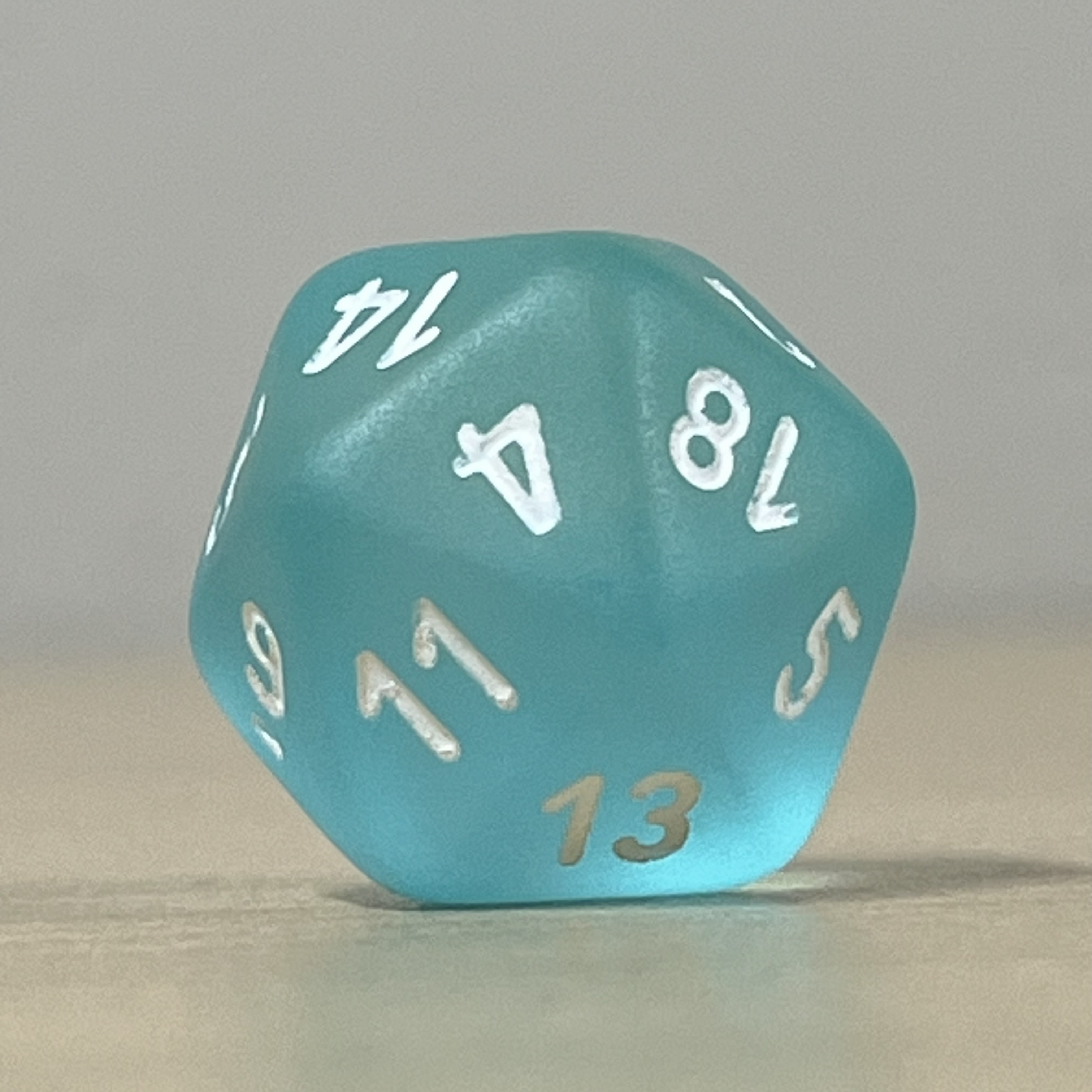 My first object was a D20 dice, because I am an avid gamer and love fantasy and sci-fi stuff.