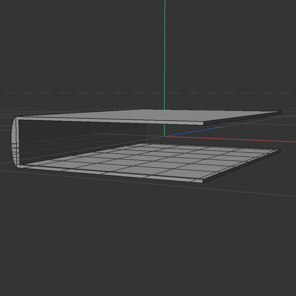 I learned how to do boolean subtractions to make the book cover. To do this I used a primitive cube and shaped it to be oversized compared to the cover, so it extended slightly past the cover allowing me to carve it out fully when I subtracted it from the cover.