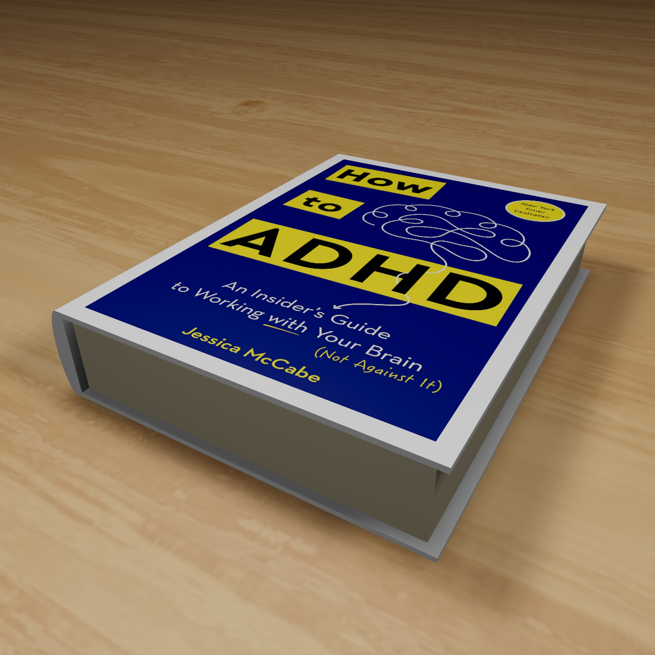 This stage is where I got stuck. I was trying to colour the interior of the book cover dark blue, but I couldn't select it no matter what I tried, and the material only showed up on the outside. I imported the real book cover as a material and made a selection on the boolean cover object to drop it into using the inset tool. Then I added the lighting sand table plane, rendered it, and called it a day.